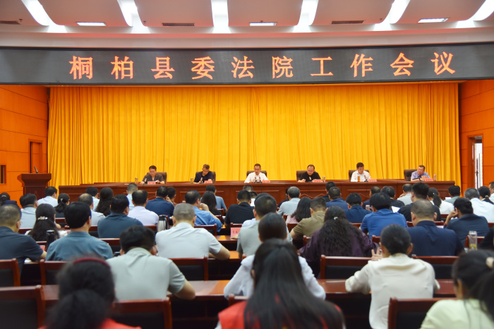 桐柏县召开县委法院工作会议