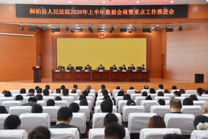 桐柏县法院召开2026年上半年数据会商暨重点工作推进会